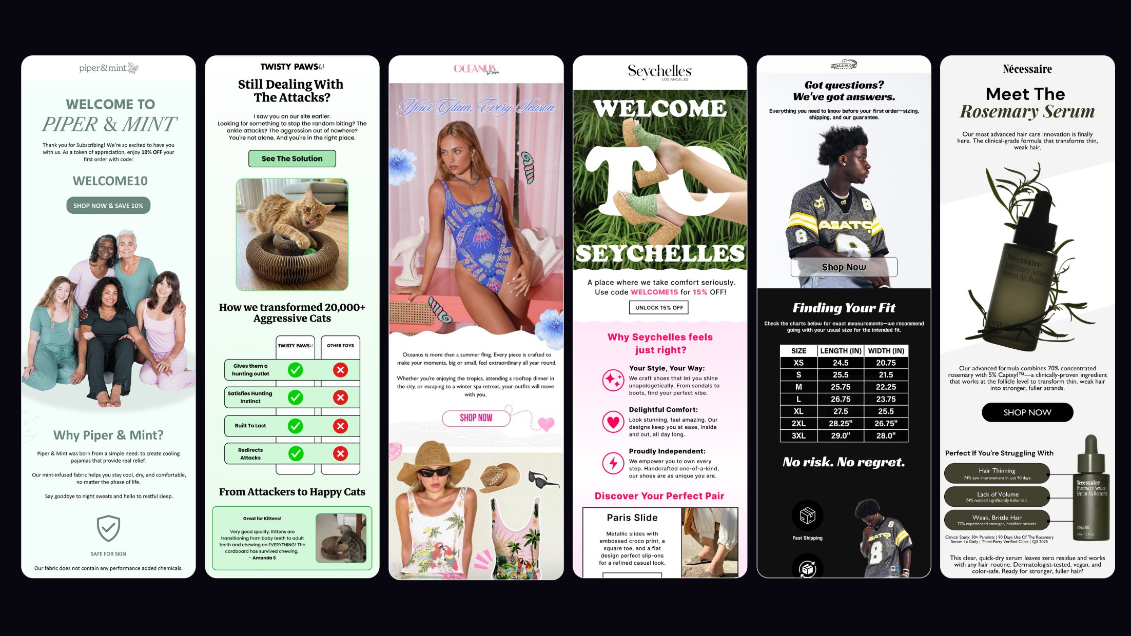 Email designs by AxieMails